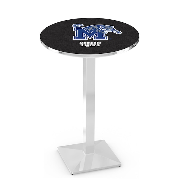 42" Chrome Memphis Pub Table